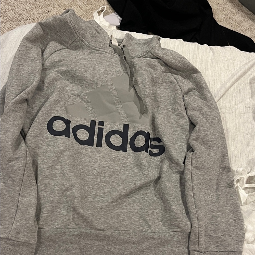 Adidas Heather Gray Sweatshirt